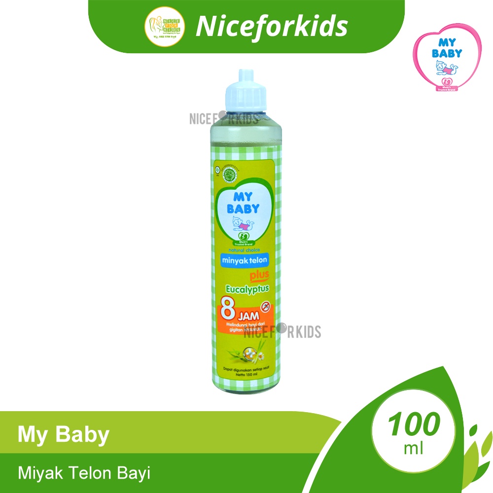 My Baby Minyak Telon Plus 60 / Minyak Telon Plus 150ml / Minyak Pijat Bayi My Baby