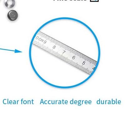 

♗ Stainless Degree protractor / busur derajat / pengukur sudut penggaris ➭