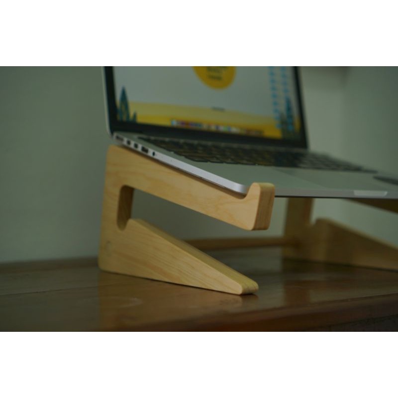 Stand Laptop Dudukan Laptop Alas Laptop Kayu