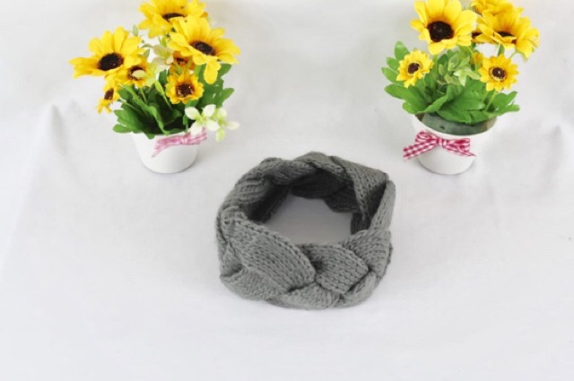 Bandana Rajut Wool Headband Winter Twist