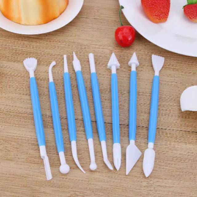 Modelling tools fondant 8pcs