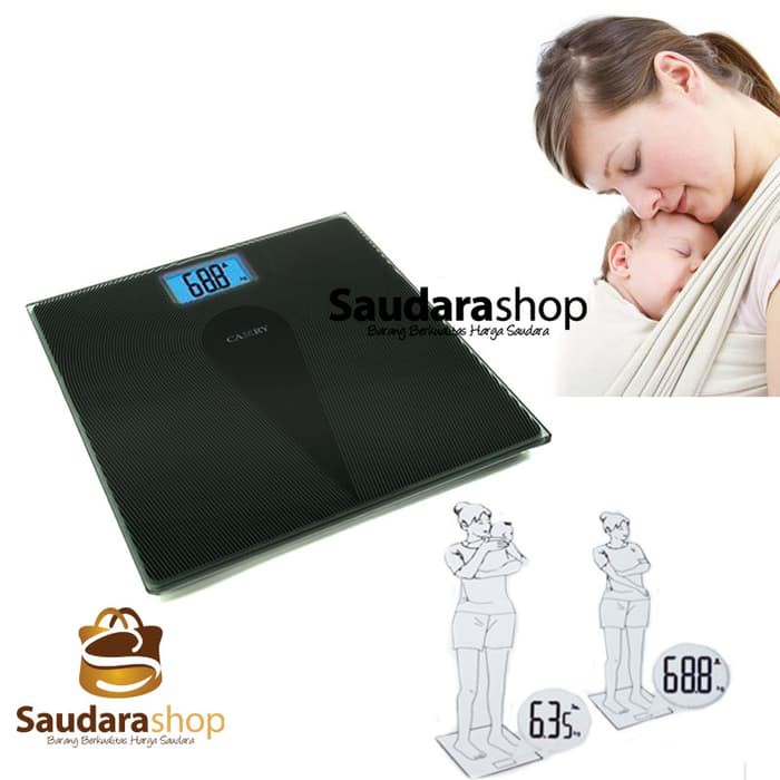 Camry EB9345 Timbangan bayi dan Ibu / Timbangan untuk baby Hitam