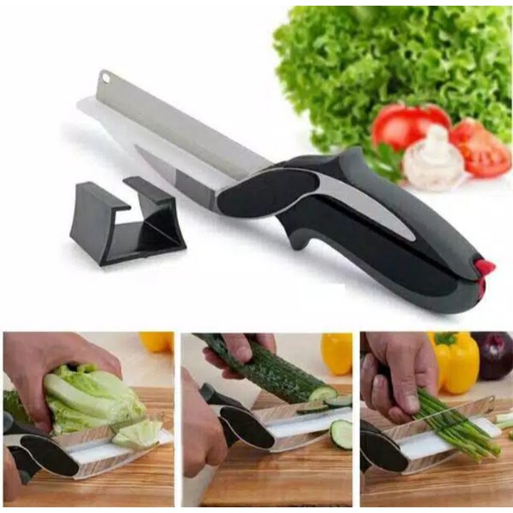 

Clever Cutter Pisau Gunting Serbaguna Sayur & Daging