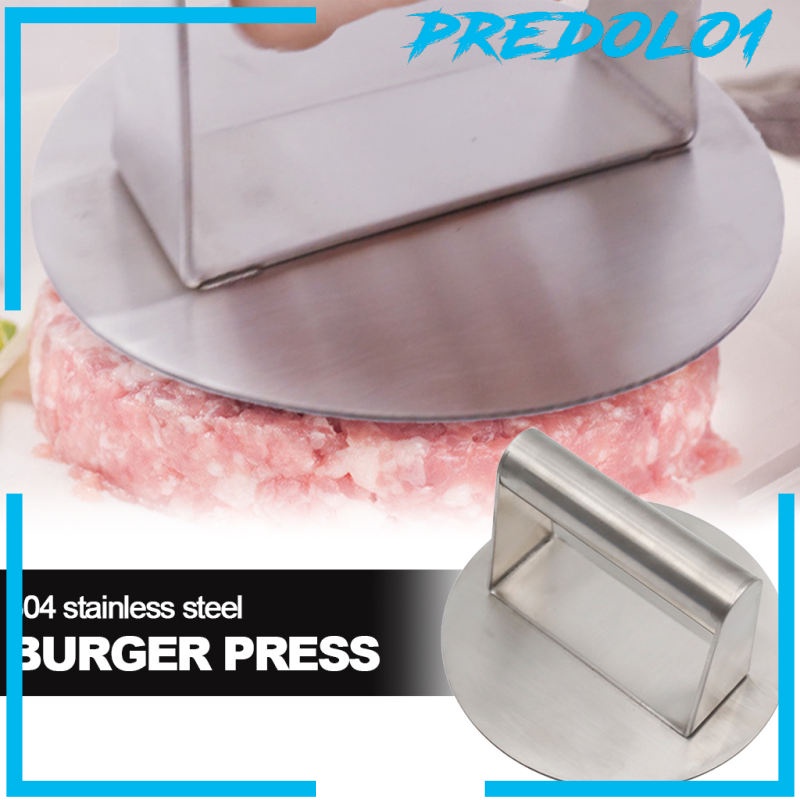(Predolo1) Alat Penekan Daging Burger Anti Lengket Untuk Dapur
