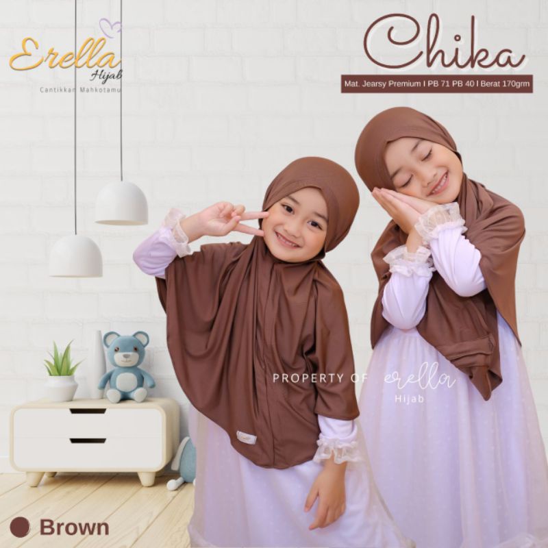 HIJAB ANAK JILBAB ANAK LANGSUNGAN NON PET JERSEY PREMIUM