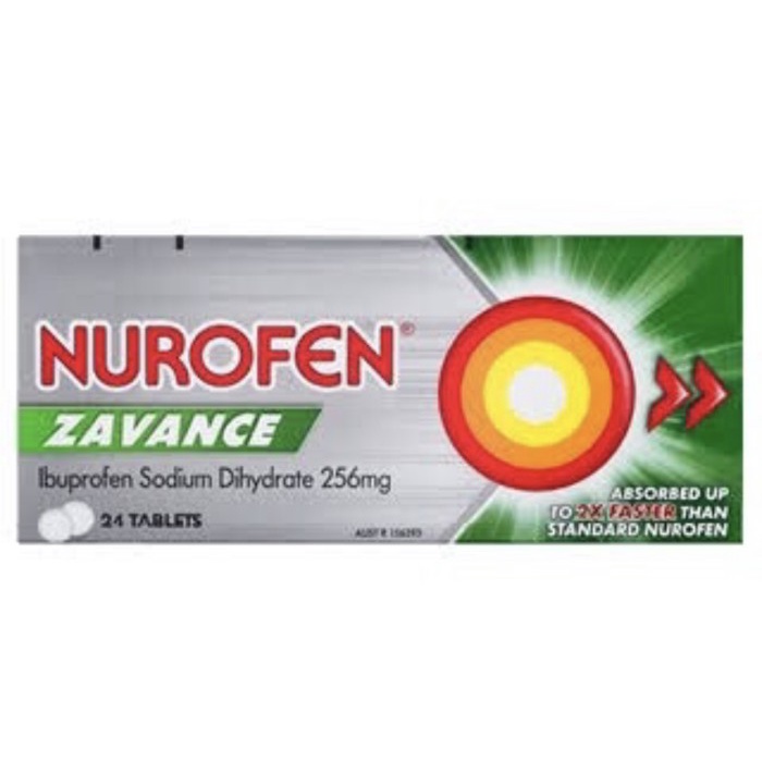 Nurofen Zavance 256Mg 24 Tablets Ori Australia | Shopee Indonesia