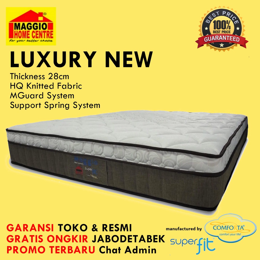 Jual KASUR COMFORTA MAGGIO LUXURY - COMFORTA SPRINGBED | Shopee Indonesia