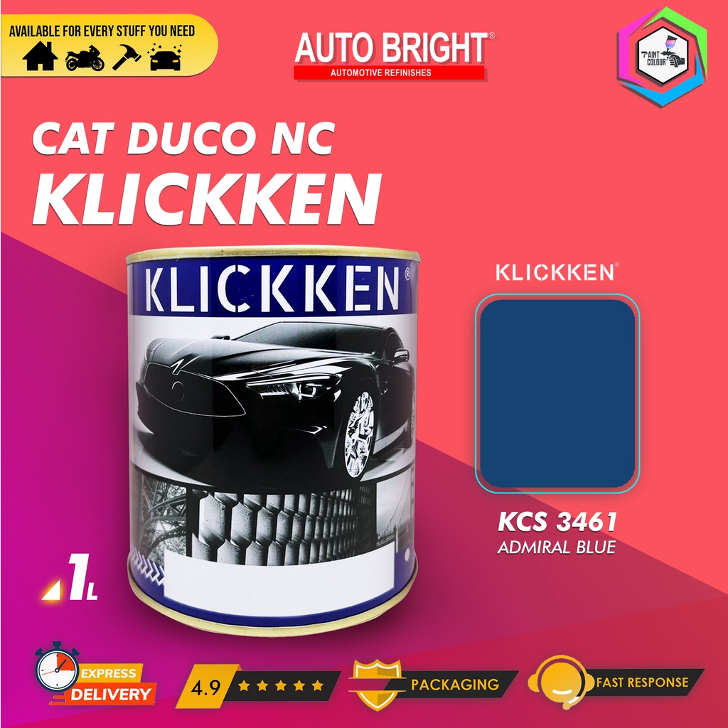 Cat Klickken Automotive Refinishes - Admiral Blue KCS 3461