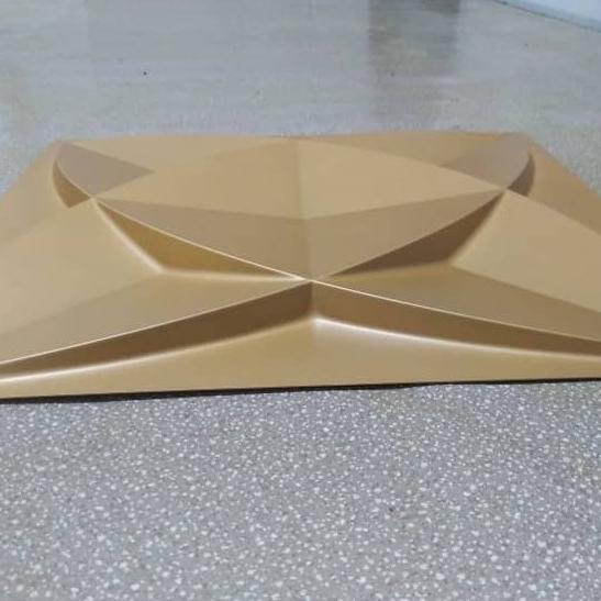 GOLD 3D WALLPANEL Wall Panel PVC D112 bukan wallpaper sticker foam