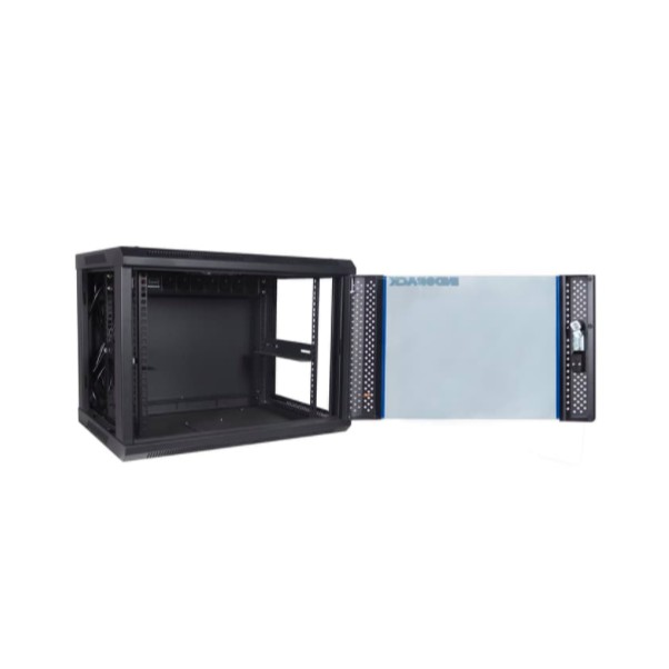 WIR4508S - 8U Wallmount Rack Depth 450mm Single Door 19&quot; - INDORACK