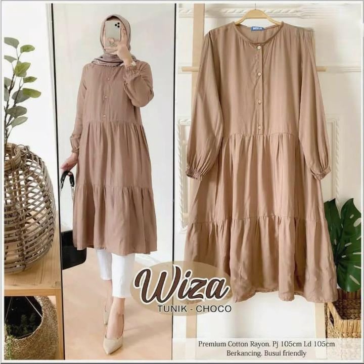 WIZA TUNIK ATASAN WANITA - WIZA TUNIK RAYON PREMIUM