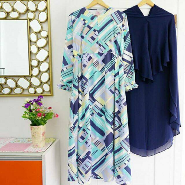 ABSTRAK SAVURA DRESS GAMIS ZANIRA