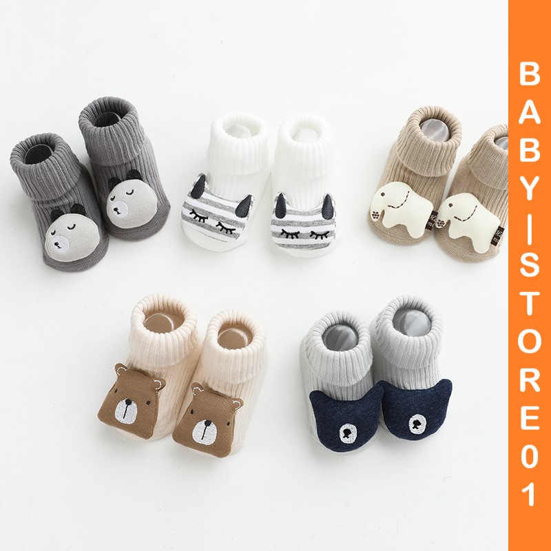 BABYSTORE01 - GGA Kaos Kaki Panjang Anti Slip Bayi Boneka 3D