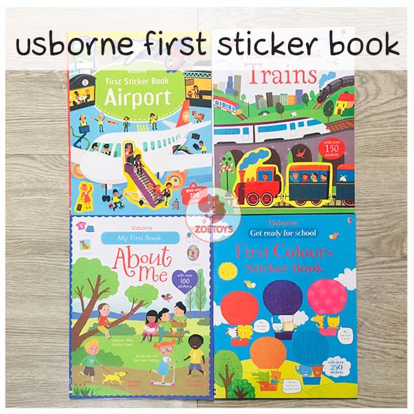 Zoetoys Usborne First Sticker Book 2 | Mainan Edukasi Aktivitas Menempel Anak