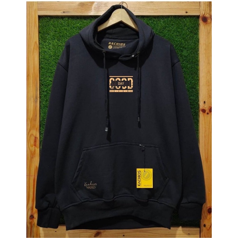 Sweater Hoodie Pria Distro Kachios Original Anime Bahan Cotton Flecce Sedia Big Size M L XL XXL