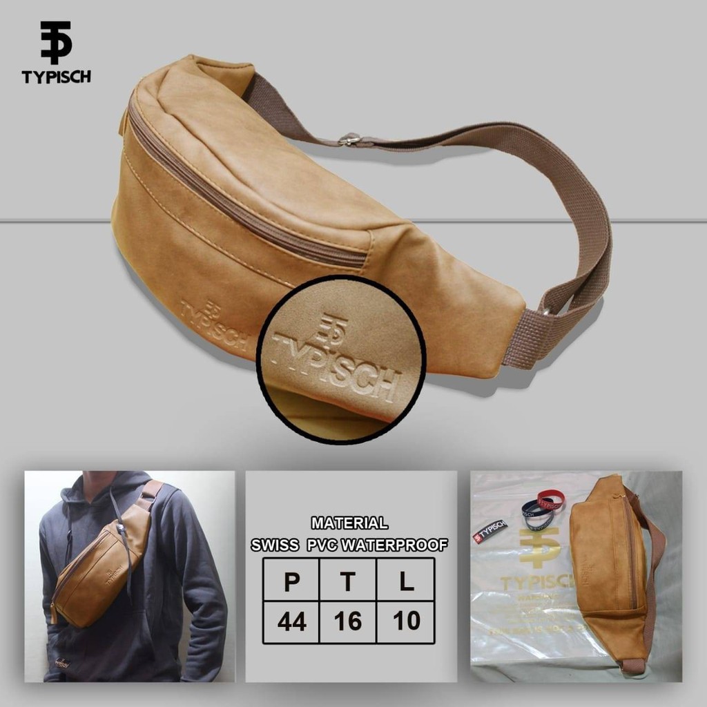 WEISTBAG ORIGINAL TYPISCH 100% WATERPROOF CREAM BONUS GELANG DAN STIKER TYPISCH