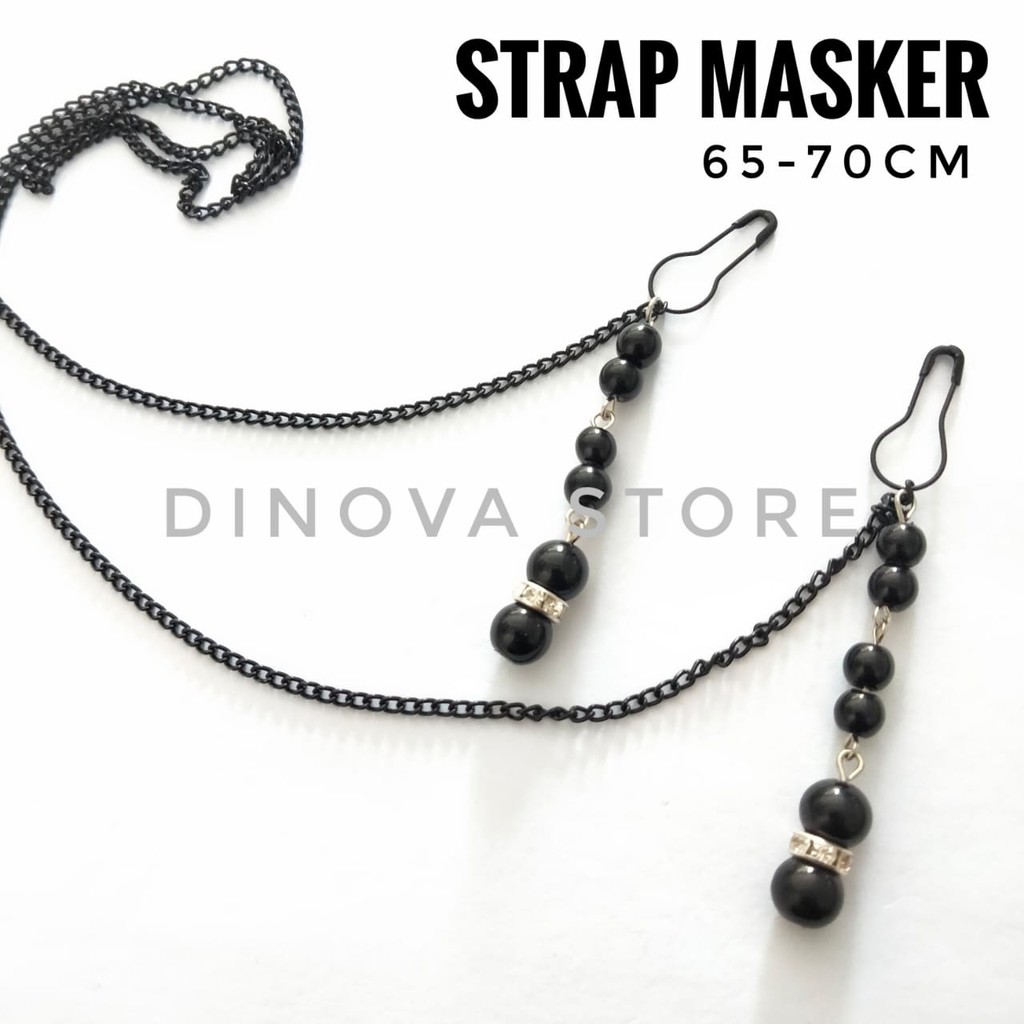 STRAP MASKER BOLA DISCO/kalung masker/tali masker/lanyard