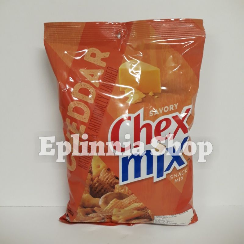 

Chex Mix Cheddar Snack Mix 248 gr - Makanan Ringan