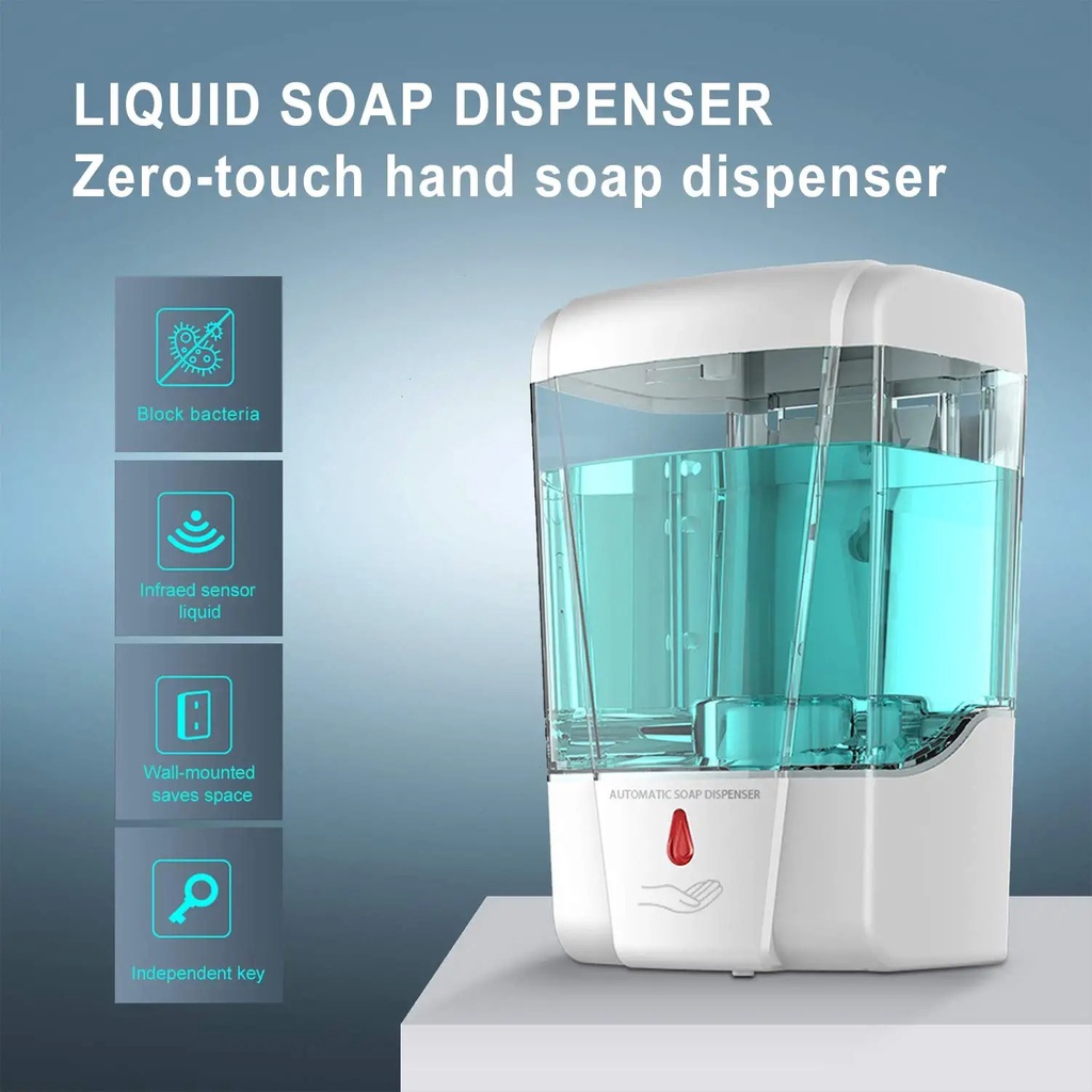 Dispenser Sabun Otomatis Sensor Tempat Hand Sanitizer Soap Automatic