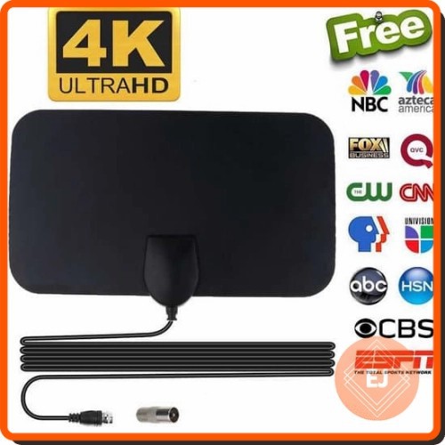 Antena TV Digital Smart Portable Indoor DVB UHF VHF 4K HDTV Full-HD