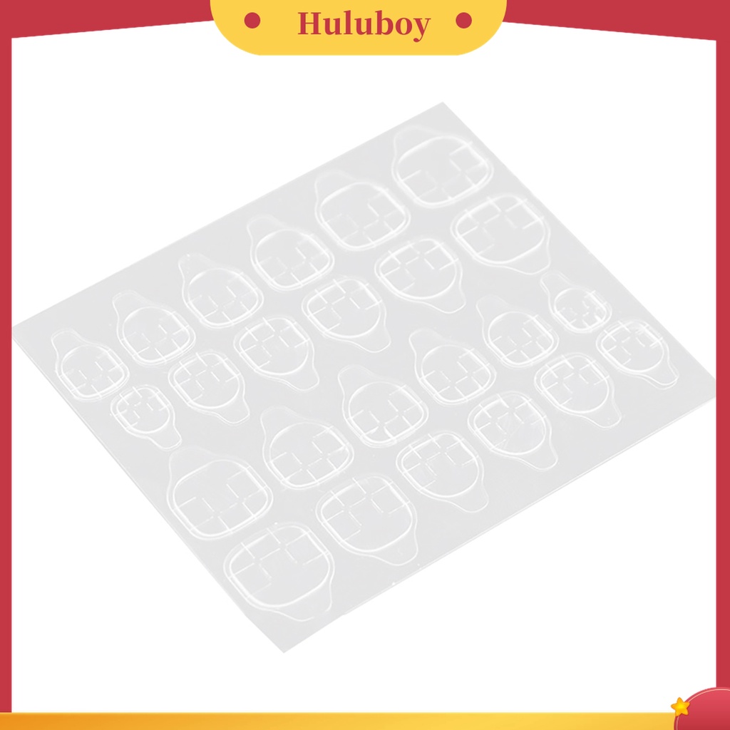 Huluboy Huluboy♡ Stiker Kuku Transparan Dua Sisi Untuk Dekorasi Nail Art