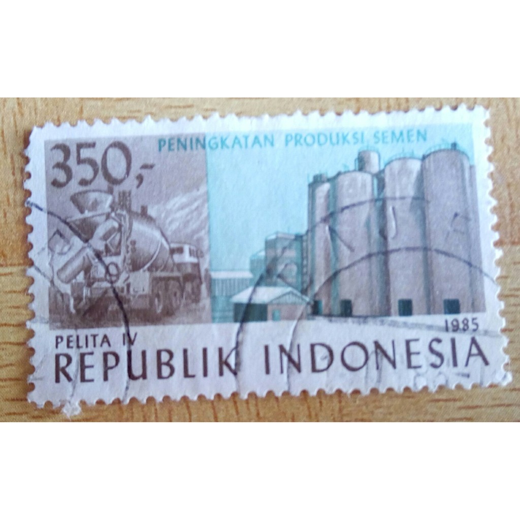 

Perangko Indonesia Pelita IV Produksi Semen Tahun 1985