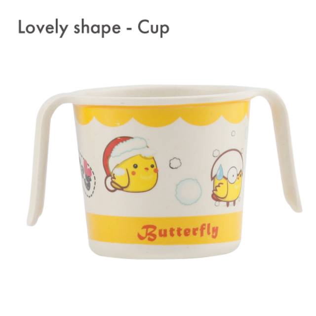 BENCO Baby Children Set Piring Gelas Sendok Garpu Peralatan Makan Set Anak Aman Bahan Alami Lucu
