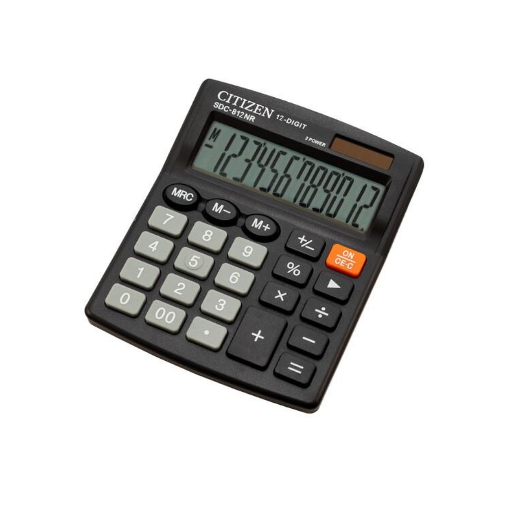 

Kalkulator Citizen 12 digit - SDC-812NR