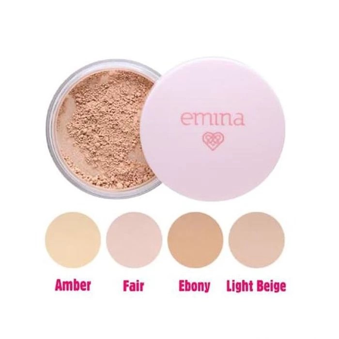 ❤ jselectiv ❤ EMINA BARE WITH ME Mineral Loose Powder | Bedak Tabur EMINA