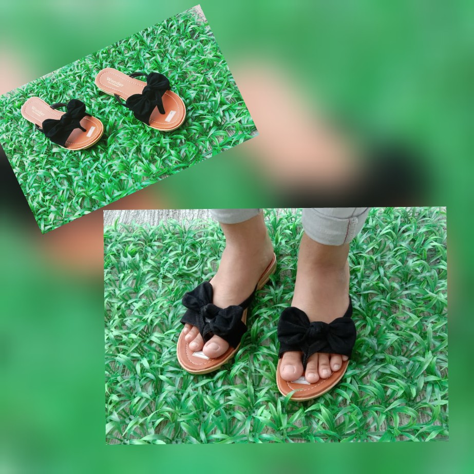 NunuLisaTan - Terbaru 2 warna Sendal Sandal Pita SIREN