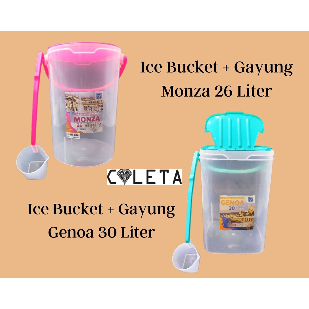 Ice Bucket / Ice Bucket Free Gayung / Ice Bucket Genoa / Ice Bucket Monza / 26L / 30L