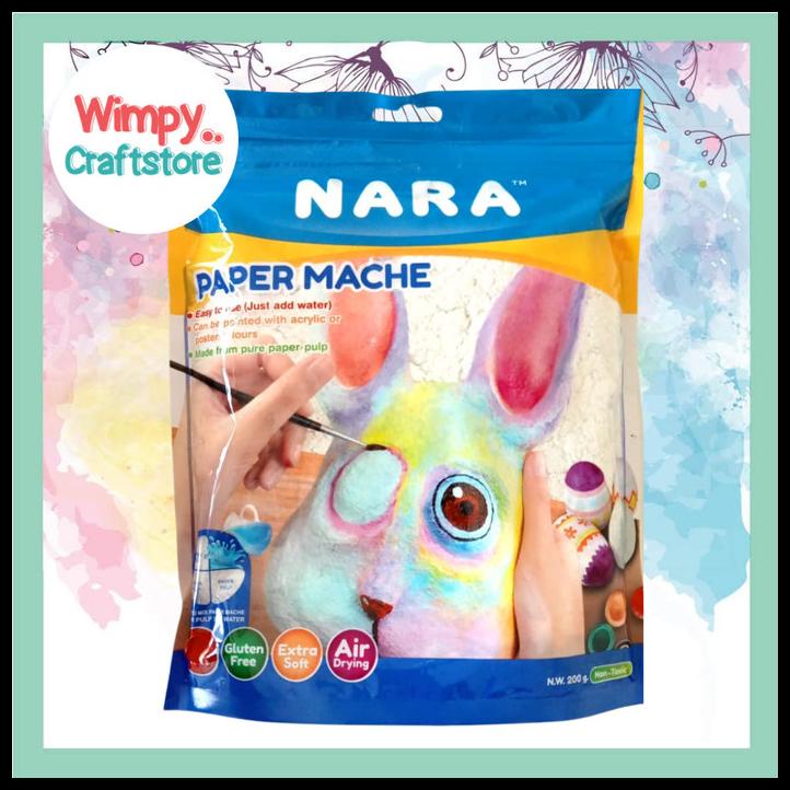 Jual Wimpy Clay Air Dry Modelling Clay Paper Clay Air Hardening