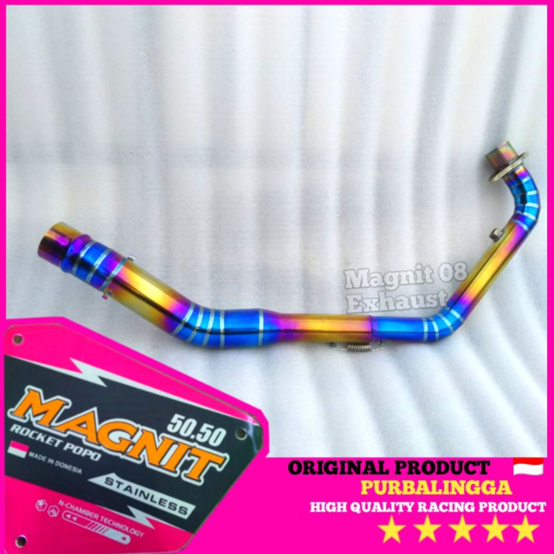 pipa leher knalpot cb150r new 2017 2021 bluemoon full cacing stainless leheran cb 150r led twotone