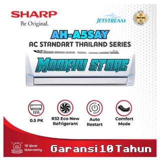 AC SHARP 1/2 PK Standard | AHA5SAY | AHA5UCY | Freon R32 FAST COOLING