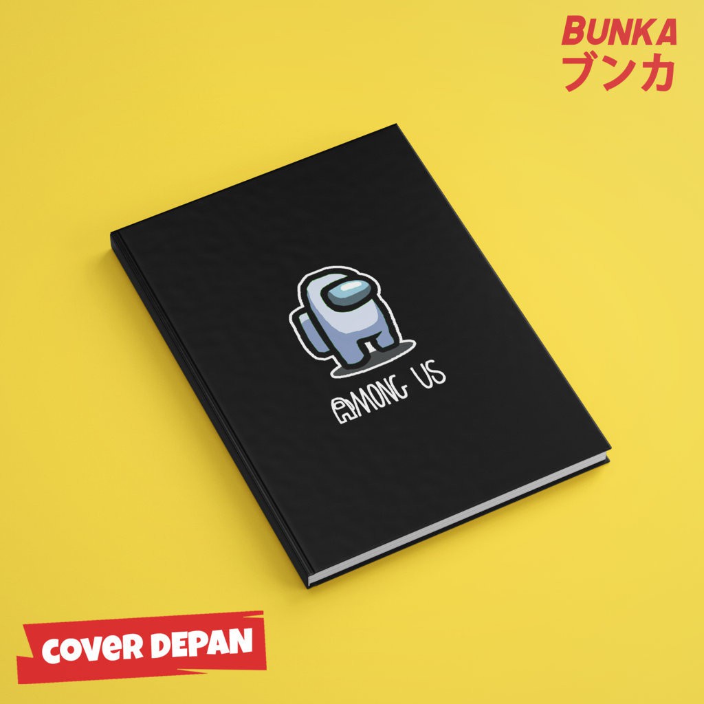 

Notebook Game Among Us White Hardcover A5 Buku Tulis Catatan Note Agenda Planner Jurnal