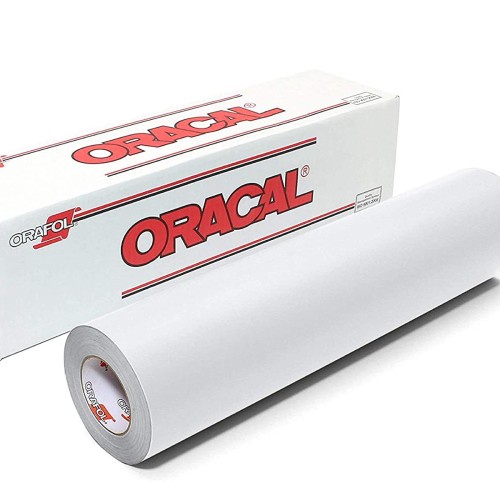 Stiker / Sticker ORACAL 651 series GLOSSY / MATTE Warna PUTIH 010 | Rainbow Stiker