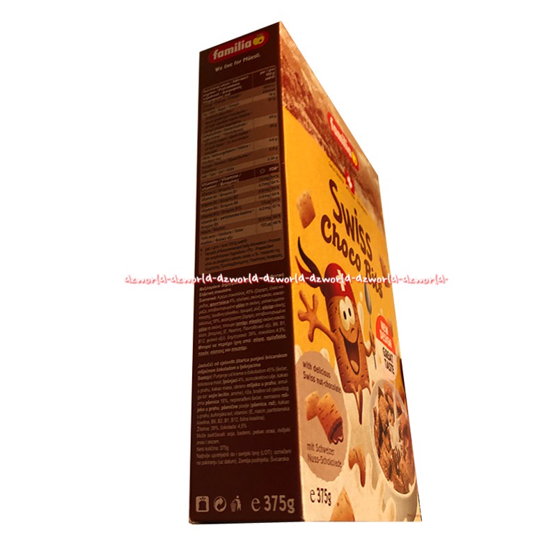 Familia Swiss Choco Bits Swiss Nut Chocolate 375gr Sereal Coklat Kacang Chocolate Cereal Peanut