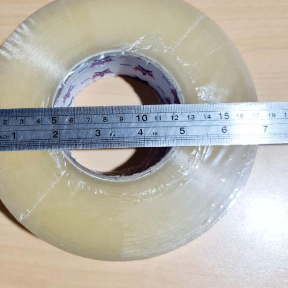

Terlaku LAKBAN 500 YARD FULL BENING/ LAKBAN JUMBO 2 INCH PUTIH..