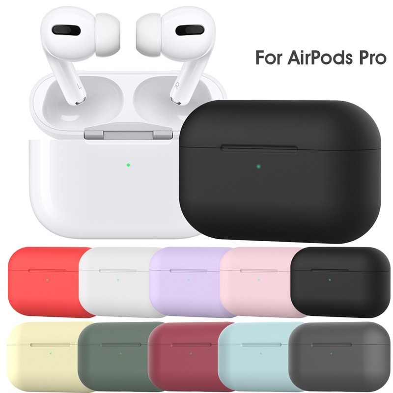 Silicone Case Dustproof with Hook for Airpods Pro