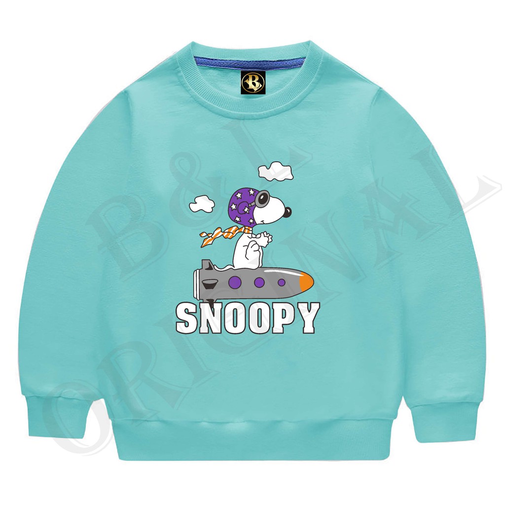 BS//COD//BAJU KAOS ANAK ANAK SNOOPI TANGAN PANJANG GOOD QUALITY