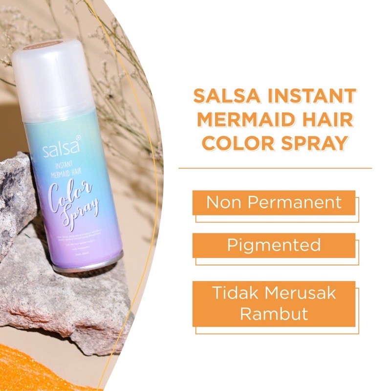 Salsa Instant Mermaid Hair Color Spray 80ml