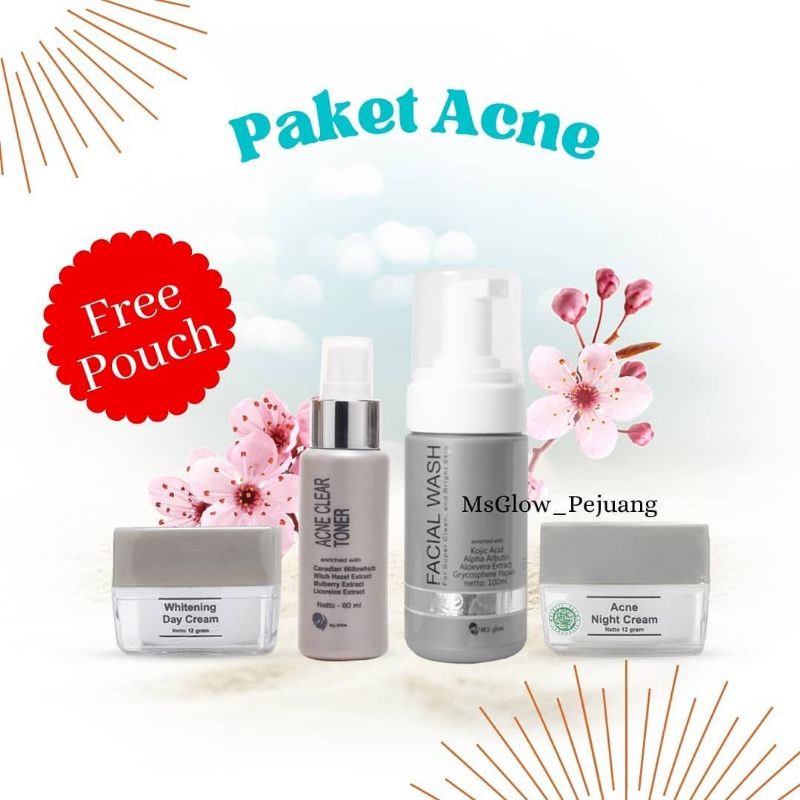 Ms Glow Original Ms Glow Paket Acne