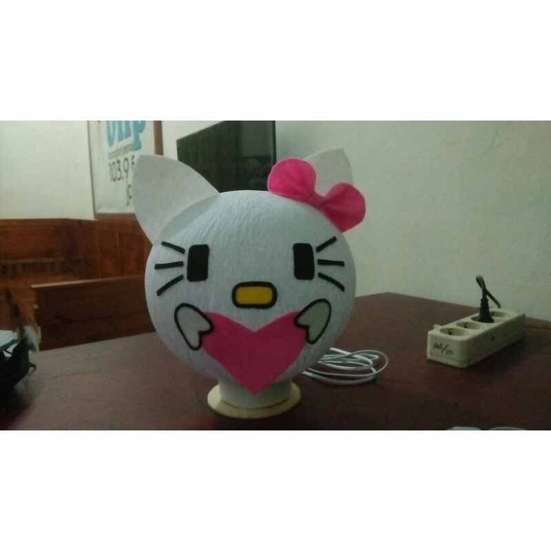 lampion benang karakter / lampu tidur / lampu hias
