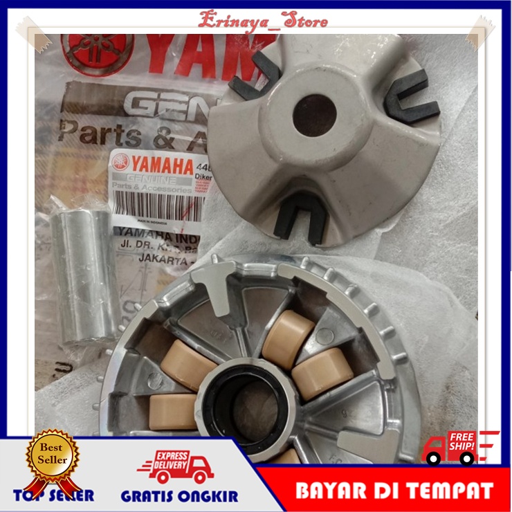 ORIGINAL YGP Rumah Roller Roler Assy 1 Set Motor Yamaha Xeon RC Mio M3 GT 125 44D Old New Lama Origi