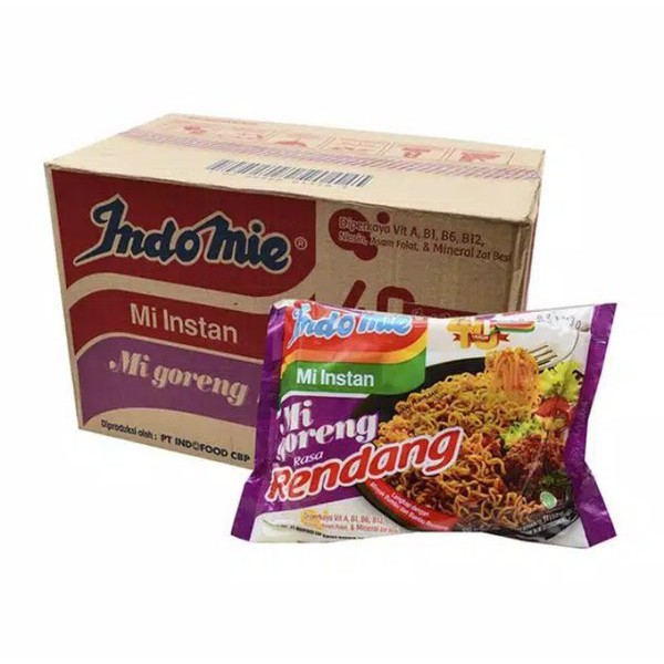 

INDOMIE INSTANT MIE GORENG RASA RENDANG 1 DUS / KARTON