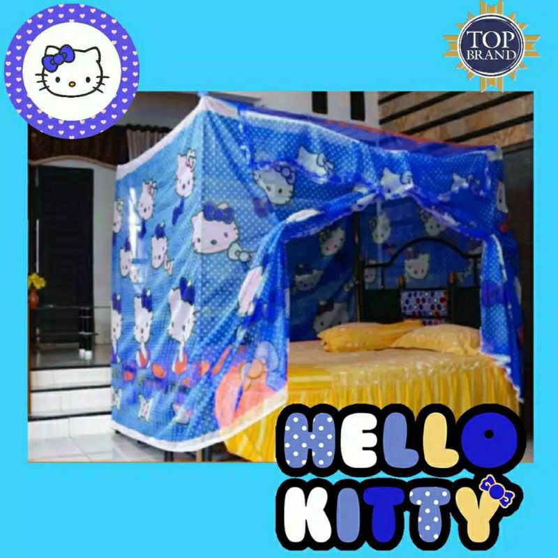 KELAMBU DORAEMON HELLO KITTY KARAKTER TERBARU TERLARIS