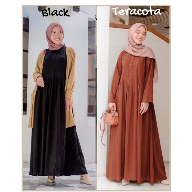 INAYAH BASIC DRESS BY VANILLA HIJAB