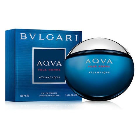 Parfum Ori Segel Box Bvlgari Aqua Atlantique EDT 100 Ml - BPOM