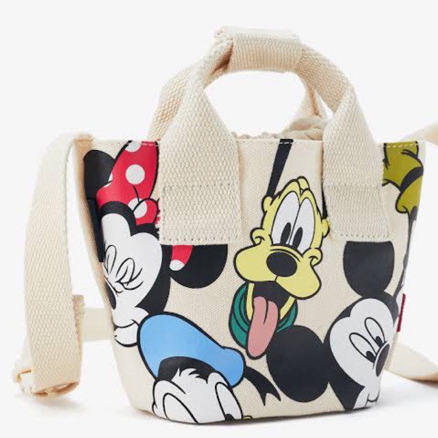 Zara disney crossbody canvas bag