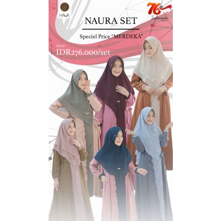 Gamis Terbaru 2021 by@hawa.thelabel NAURA SET DRESS